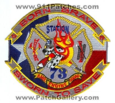 Houston Fire Department Station 73 (Texas)
Scan By: PatchGallery.com
Keywords: dept. hfd company engine squad ambulance born brave sworn to save