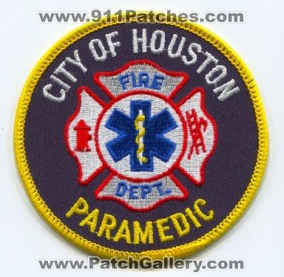 Houston Fire Department Paramedic (Texas)
Scan By: PatchGallery.com
Keywords: dept. hfd ems city of