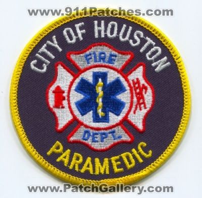 Houston Fire Department Paramedic (Texas)
Scan By: PatchGallery.com
Keywords: dept. hfd ems city of