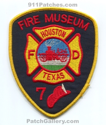 Houston Fire Department Museum Old Station Number 7 Patch (Texas)
Scan By: PatchGallery.com
Keywords: dept. hfd h.f.d. company co. no. #7