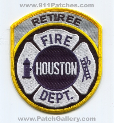 Houston Fire Department Retiree Patch (Texas)
Scan By: PatchGallery.com
Keywords: dept. hfd h.f.d.