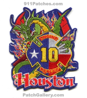 Houston Fire Department Station 10 Patch (Texas)
Scan By: PatchGallery.com
Keywords: dept. hfd engine rescue company co.