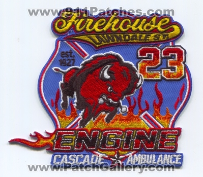 Houston Fire Department Station 23 Patch (Texas)
Scan By: PatchGallery.com
Keywords: dept. hfd h.f.d. company co. engine cascade ambulance firehouse lawndale st.