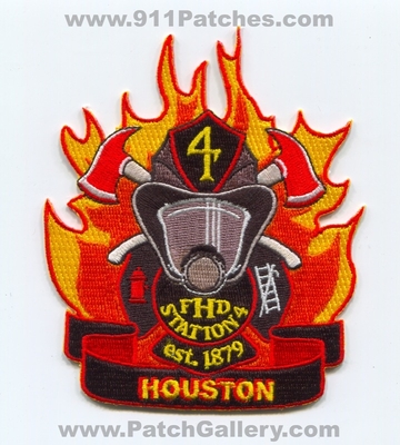 Texas Houston Station 72 TX Fire Dept Patch NASA 