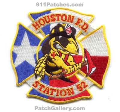 Houston Fire Department Station 52 Patch (Texas)
Scan By: PatchGallery.com
Keywords: dept. hfd h.f.d. company co. hornets