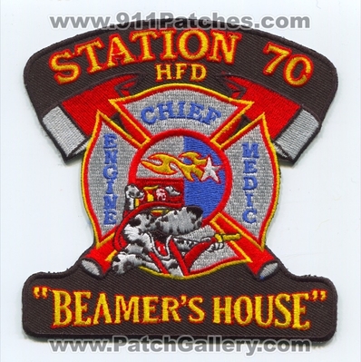 Houston Fire Department Station 70 Patch (Texas)
Scan By: PatchGallery.com
Keywords: dept. hfd engine medic chief company co. beamers house