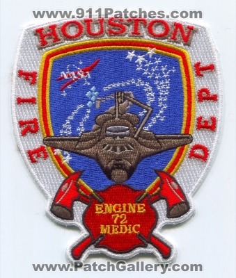 Houston Fire Department Station 72 Patch (Texas)
Scan By: PatchGallery.com
Keywords: dept. hfd company co. engine medic ambulance nasa space shuttle