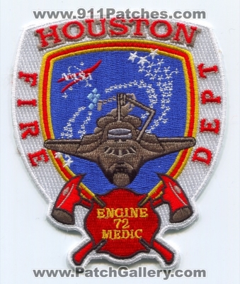 Houston Fire Department Station 72 Patch (Texas)
Scan By: PatchGallery.com
Keywords: dept. hfd company co. engine medic ambulance nasa space shuttle