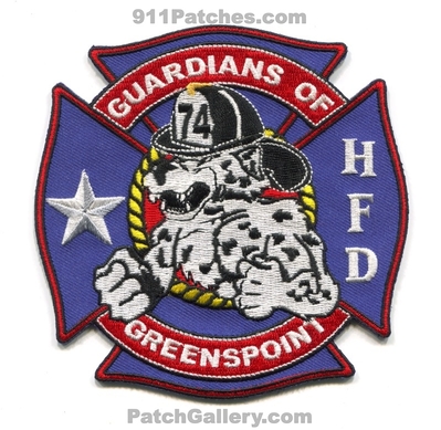 Houston Fire Department Station 74 Patch (Texas)
Scan By: PatchGallery.com
Keywords: dept. hfd company co. guardians of greenspoint