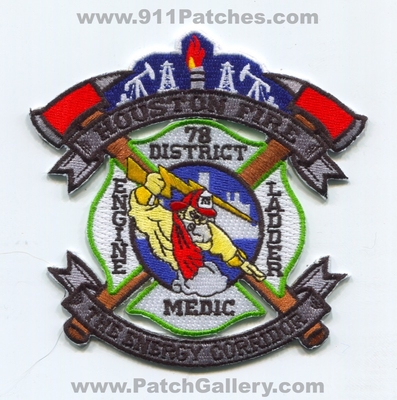 Houston Fire Department Station 78 Patch (Texas)
Scan By: PatchGallery.com
Keywords: Dept. HFD H.F.D. Engine Ladder Medic Ambulance District Company Co. Station The Energy Corridor