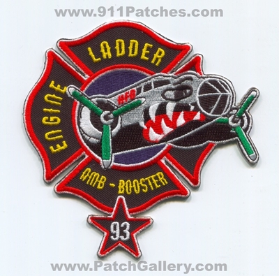 Houston Fire Department Station 93 Patch (Texas)
Scan By: PatchGallery.com
Keywords: Dept. HFD H.F.D. Engine Ladder Ambulance Booster Company Co. plane