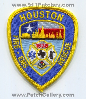 Houston Fire Department Patch (Texas)
Scan By: PatchGallery.com
Keywords: Dept. HFD H.F.D. EMS Rescue 1838
