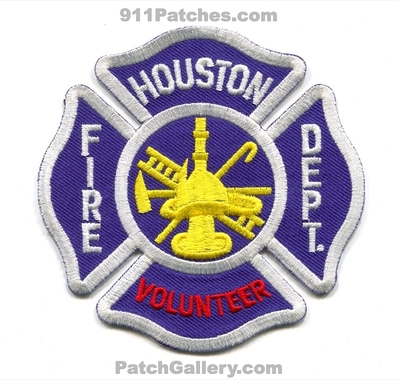 Houston Volunteer Fire Department Patch (Texas)
Scan By: PatchGallery.com
Keywords: vol. dept.