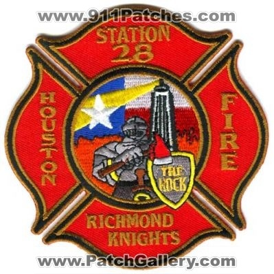 Houston Fire Department Station 28 Patch (Texas)
Scan By: PatchGallery.com
Keywords: dept. hfd company co. the rock richmond knights
