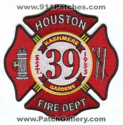 Houston Fire Department Station 39 Patch (Texas)
Scan By: PatchGallery.com
Keywords: dept. hfd company co. kashmere gardens
