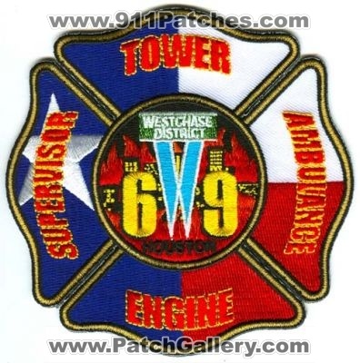Houston Fire Department Station 69 Patch (Texas)
Scan By: PatchGallery.com
Keywords: dept. hfd company co. engine tower ambulance supervisor westchase district