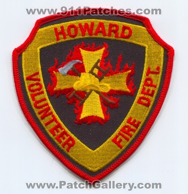 Howard Volunteer Fire Department Patch (Colorado)
[b]Scan From: Our Collection[/b]
Keywords: vol. dept.