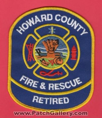 Howard County Fire and Rescue Department Retired (Maryland)
Thanks to Paul Howard for this scan.
Keywords: & dept.