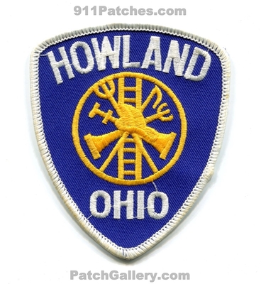 Howland Volunteer Fire Department Patch (Ohio)
Scan By: PatchGallery.com
Keywords: vol. dept.