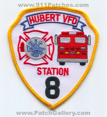 Hubert Volunteer Fire Department Station 8 Patch (North Carolina)
Scan By: PatchGallery.com
Keywords: vol. dept. vfd