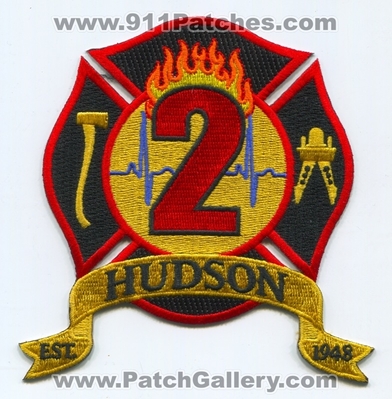 Hudson Fire Department 2 Patch (UNKNOWN STATE)
Scan By: PatchGallery.com
Keywords: dept. company co. station