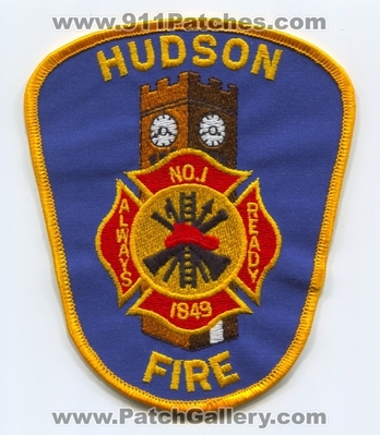 Hudson Fire Department Patch (Ohio)
Scan By: PatchGallery.com
Keywords: dept. number no. #1 always ready 1849