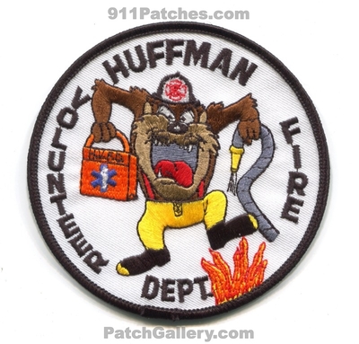 Huffman Volunteer Fire Department Patch (Texas)
Scan By: PatchGallery.com
Keywords: vol. dept. taz