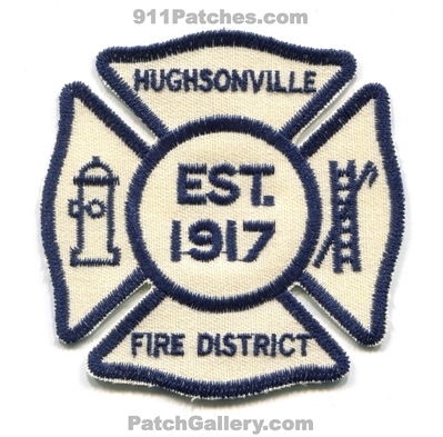 Hughsonville Fire District Patch (New York)
Scan By: PatchGallery.com
Keywords: dist. department dept. est. 1917