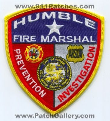 Humble Fire Marshal (Texas)
Scan By: PatchGallery.com
Keywords: prevention investigation