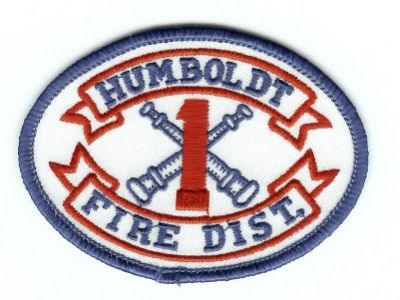 Humboldt Fire Dist 1
Thanks to PaulsFirePatches.com for this scan.
Keywords: california district