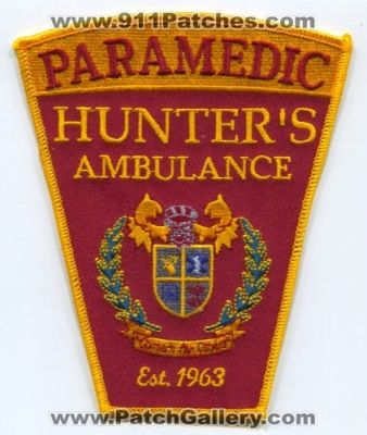 Hunters Ambulance Paramedic Patch (Connecticut)
Scan By: PatchGallery.com
Keywords: ems