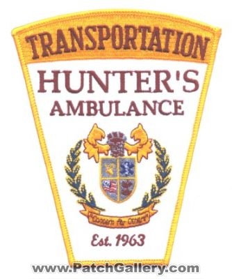 Hunter's Ambulance Transportation (Connecticut)
Thanks to zwpatch.ca for this scan.
Keywords: ems hunters