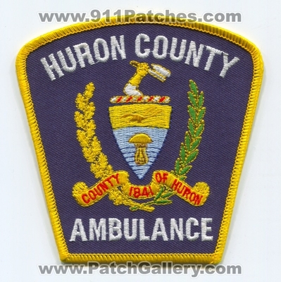Huron County Ambulance EMS Patch (Canada)
Scan By: PatchGallery.com
Keywords: co. emergency medical services ambulance emt paramedic