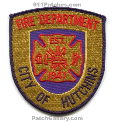 Hutchins Fire Department Patch (Texas)
Scan By: PatchGallery.com
Keywords: city of dept. est. 1947