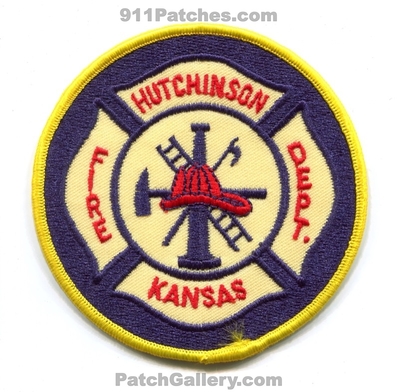 Hutchinson Fire Department Patch (Kansas)
Scan By: PatchGallery.com
Keywords: dept.