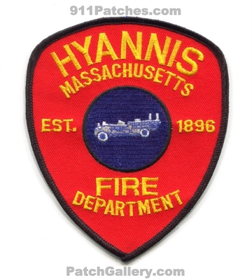 Hyannis Fire Department Patch (Massachusetts)
Scan By: PatchGallery.com
Keywords: dept. est. 1896