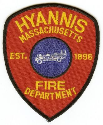 Hyannis Fire Department
Thanks to PaulsFirePatches.com for this scan.
Keywords: massachusetts