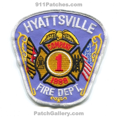 Hyattsville Fire Department Company 1 Patch (Maryland)
Scan By: PatchGallery.com
Keywords: dept. co. 1888