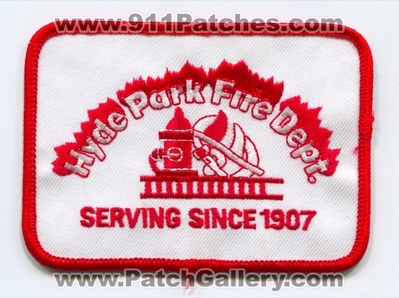 Hyde Park Fire Department Patch (Vermont)
Scan By: PatchGallery.com
Keywords: dept. serving since 1907