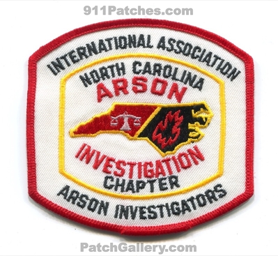International Association of Arson Investigators IAAI North Carolina Chapter Arson Investigator Patch (North Carolina)
Scan By: PatchGallery.com
Keywords: assn. assoc. fire department dept.