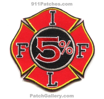 Fire and Iron Motorcycle Club For Life 5% Patch (No State Affiliation)
Scan By: PatchGallery.com
Keywords: ilff i.l.f.f. fifl f.i.f.l. & percent