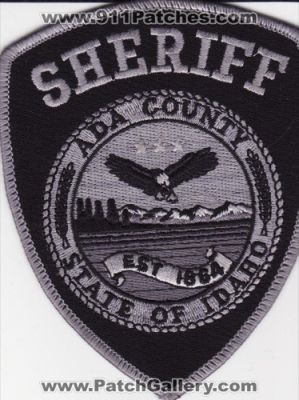 Ada County Sheriff (Idaho)
Thanks to Anonymous 1 for this scan.
