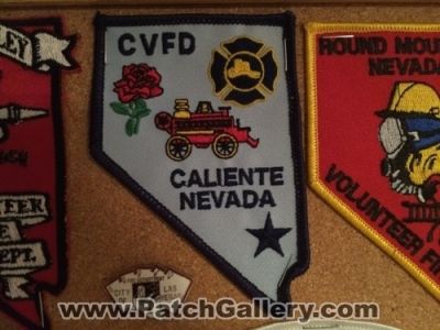 Caliente Volunteer Fire Department (Nevada)
Picture By: PatchGallery.com
Thanks to Jeremiah Herderich
Keywords: dept. cvfd
