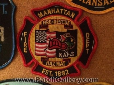 Manhattan Fire Rescue Department (Kansas)
Picture By: PatchGallery.com
Thanks to Jeremiah Herderich
Keywords: dept. hazmat haz-mat