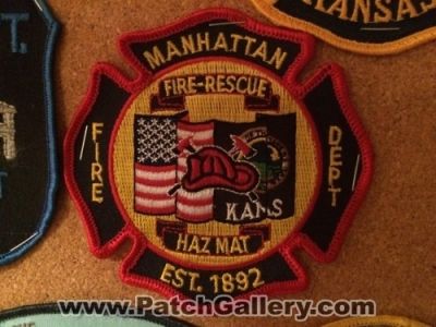Manhattan Fire Rescue Department (Kansas)
Picture By: PatchGallery.com
Thanks to Jeremiah Herderich
Keywords: dept. hazmat haz-mat
