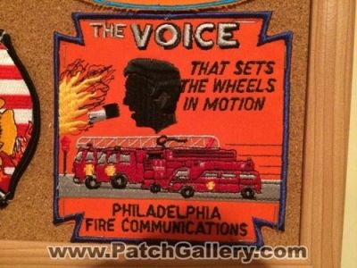 Philadelphia Fire Department Communications (Pennsylvania)
Picture By: PatchGallery.com
Thanks to Jeremiah Herderich
Keywords: dept. pfd 911 dispatcher the voice that sets the wheels in motion