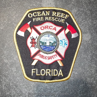 Ocean Reef Fire Rescue Department Orca Public Safety Patch (Florida)
Picture By: PatchGallery.com
Thanks to Jeremiah Herderich
Keywords: dept. of dps
