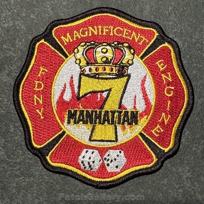 New York City Fire Department FDNY Engine 7 Patch (New York)
Picture By: PatchGallery.com
Thanks to Jeremiah Herderich
