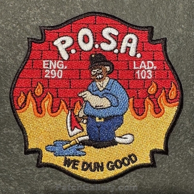 New York City Fire Department FDNY Engine 290 Ladder 103 Patch (New York)
Picture By: PatchGallery.com
Thanks to Jeremiah Herderich
Keywords: of dept. company co. station posa p.o.s.a. we dun good