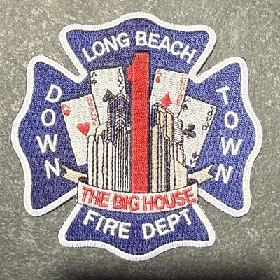 Long Beach Fire Department Station 1 Patch (California)
Picture: PatchGallery.com
Thanks to Jeremiah Herderich
Keywords: dept. downtown the big house